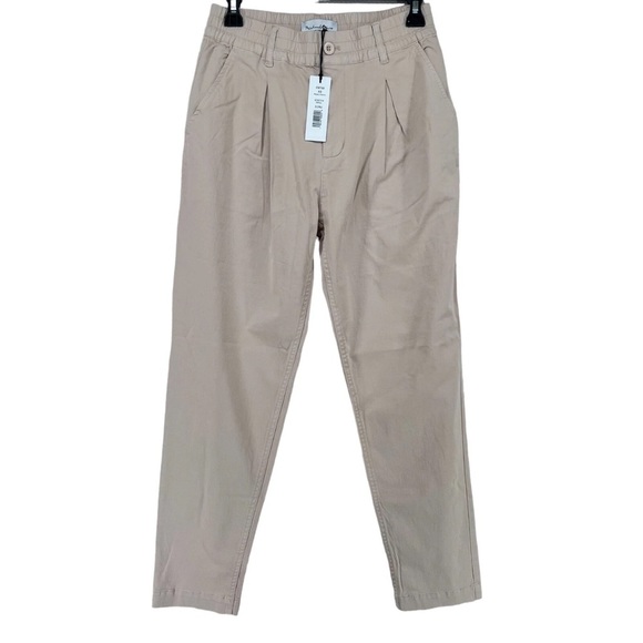NWT - MSRP $99 Michael Stars Penny beige cotton stretch twill Chino pants M - Picture 6 of 7